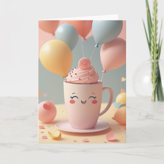 Cartão Java Joy Birthday (Frente)