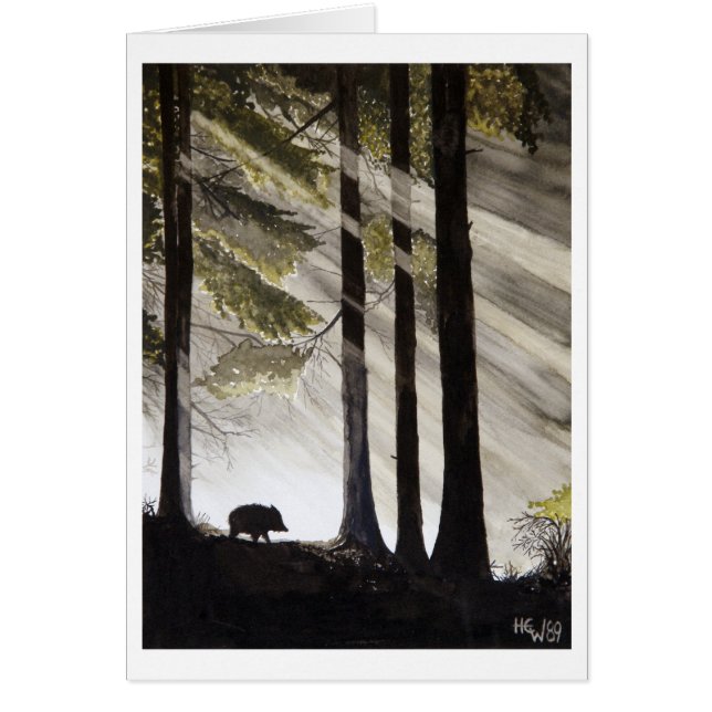 Cartão Javali (Frente)