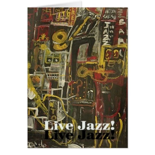 CARTÃO JAZZ AO VIVO (Frente)