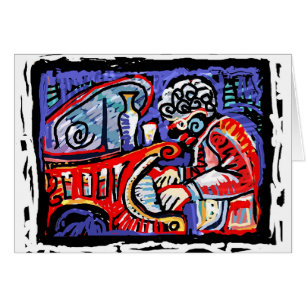 Cartão Jazz* *Colorful