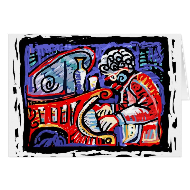 Cartão Jazz* *Colorful (Frente Horizontal)