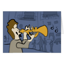 Cartão Jazz de Nova Orleães