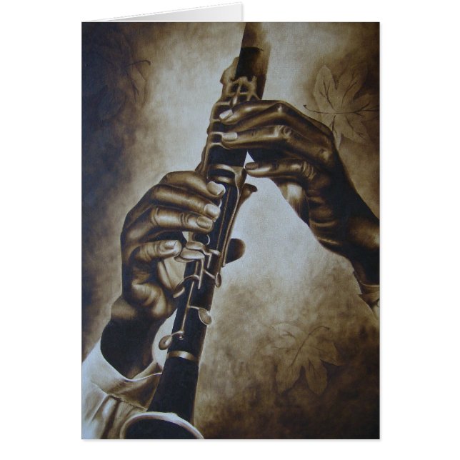 Cartão Jazz do outono 4 007 (Frente)