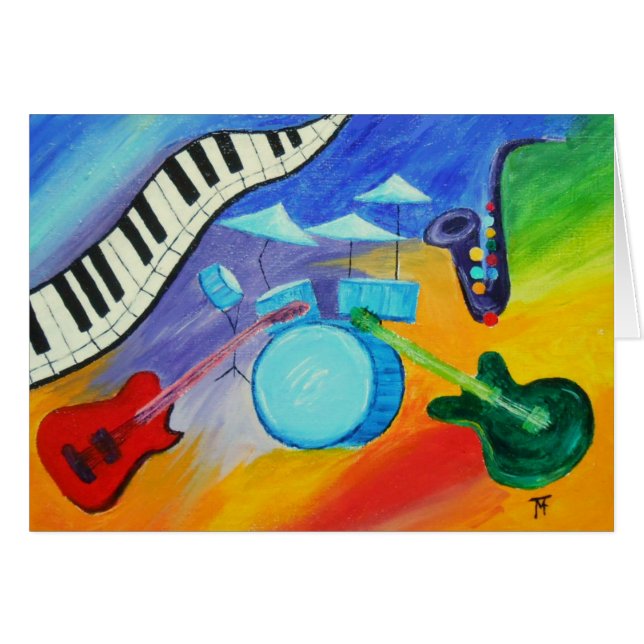 Cartão Jazz ele! (Frente Horizontal)