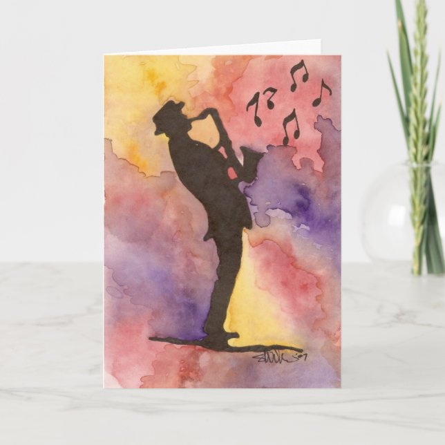 Cartão Jazz Man (Frente)