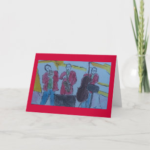 Cartão jazz trio