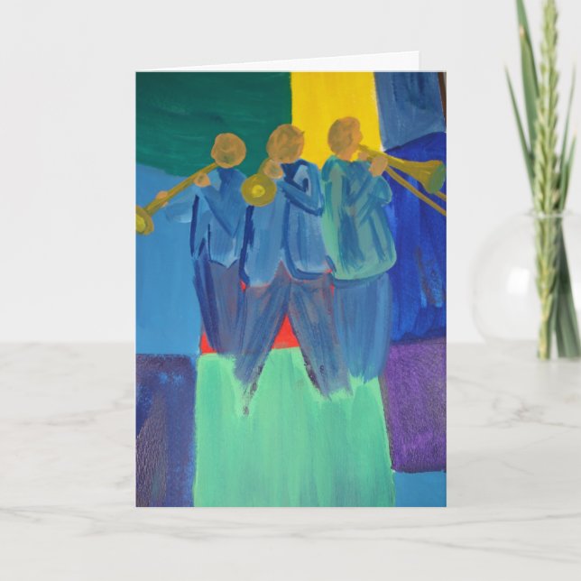 Cartão jazz trio (Frente)