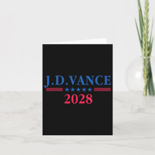 Cartão Jd Vance 2028 Presidente Da Campanha Eleitoral Tru