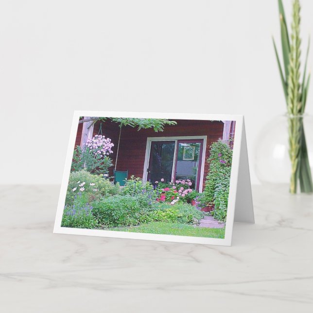 Cartão Jean Connor's Garden (Frente)