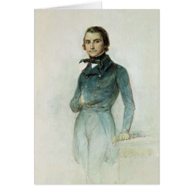 Cartão Jean Joseph Louis Blanc 1835 (Frente)