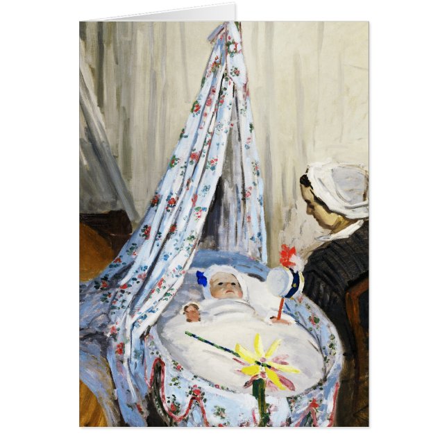 Cartão Jean Monet, no legal Claude Monet, (Frente)