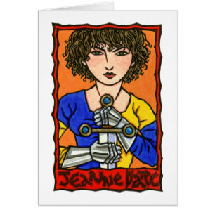 Cartão Jeanne D'Arc