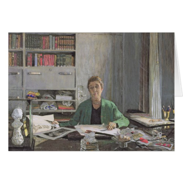 Cartão Jeanne Lanvin, c.1933 (Frente Horizontal)