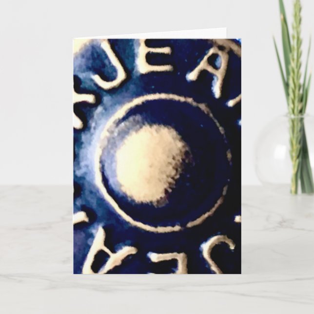 Cartão Jean's button (Frente)