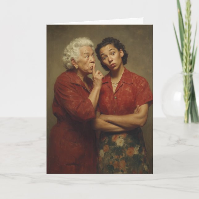 Cartão "Jeans magros" Aniversário (Frente)