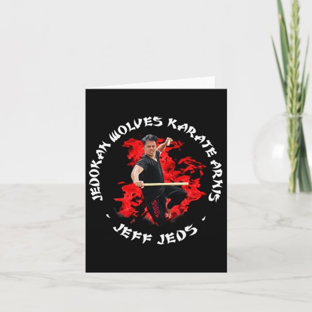 Cartão Jeff Jeds Karate Arnis Jedokan (Frente)