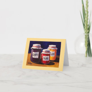 Cartão Jelly Jars Notecard