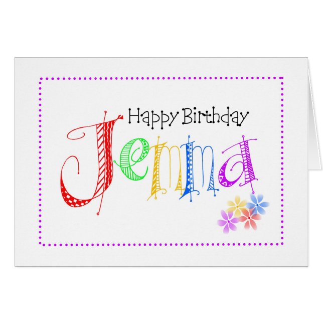 Cartão jemma (Frente Horizontal)