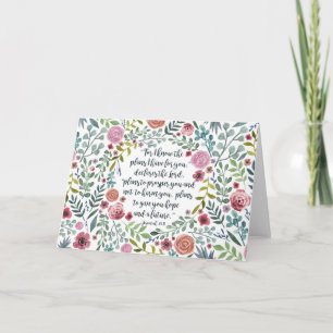 Cartão Jeremiah 29:11