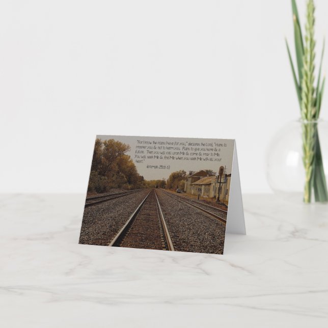 Cartão Jeremiah 29:11 Note Cards (Frente)