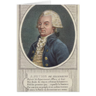 Cartão Jerome Petion de Villeneuve
