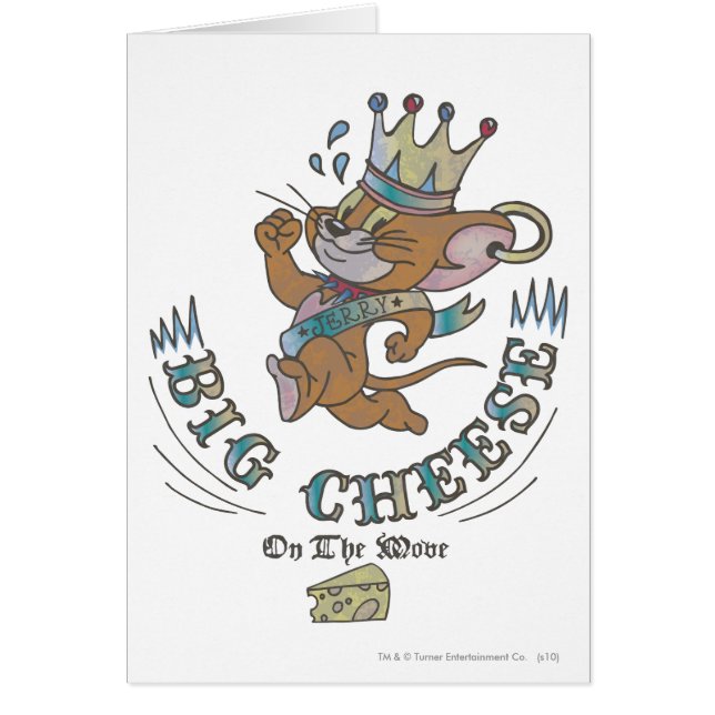 Cartão Jerry Big Cheese Na Lua 2 (Frente)