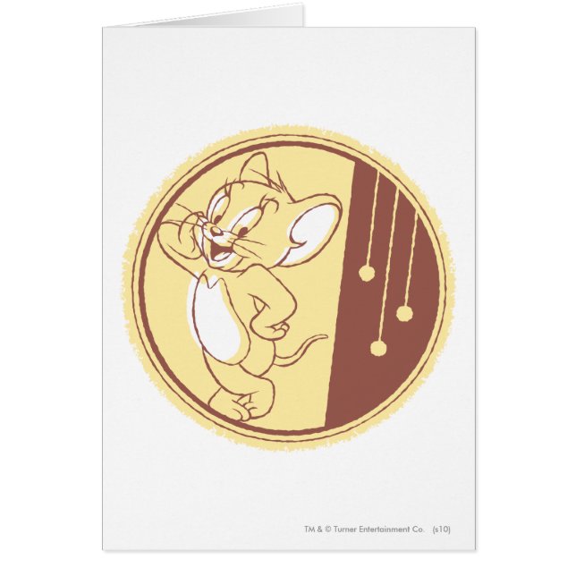 Cartão Jerry Em Círculo (Frente)