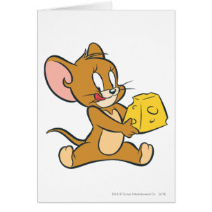 Cartão Jerry gosta de seu queijo