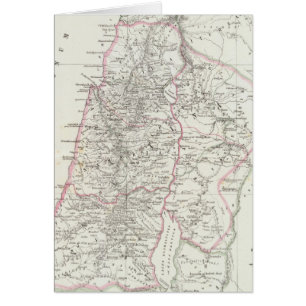 Cartão Jerusalém, Israel, Jordânia