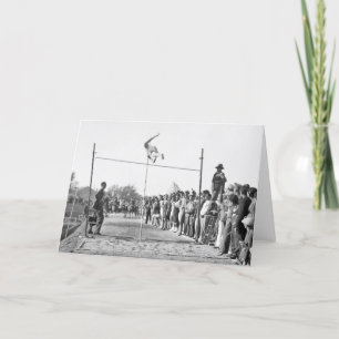 Cartão Jerusalem Pole Vault, 1930s
