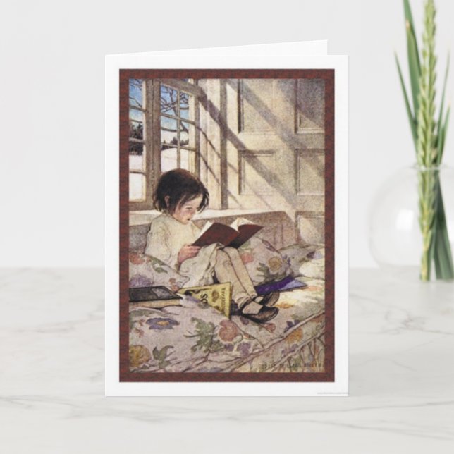 Cartão Jessie Willcox Smith, ilustrador (Frente)