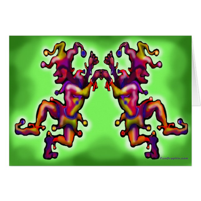 Cartão Jesters (Frente Horizontal)