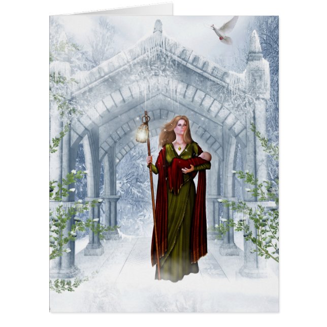 Cartão Jesu Child É Nascer (Frente)