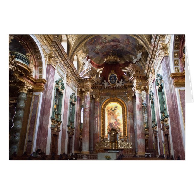 Cartão Jesuitenkirche, Wien (Frente Horizontal)