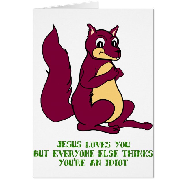 Cartão Jesus ama-o… (Frente)