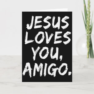 Cartão Jesus Ama Você Amigo Crente Cristão Fé Deus