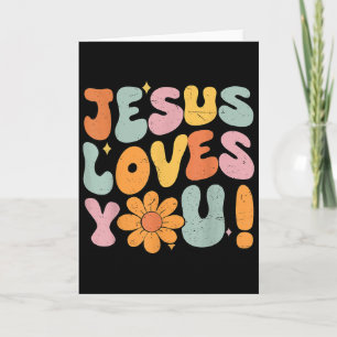 Cartão Jesus Ama Você Cristã Adolescente Deus Irmã Boa