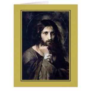 Cartão Jesus Cristo 1888, de Georg Karl Franz Cornicelius