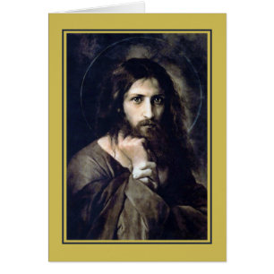 Cartão Jesus Cristo 1888, de Georg Karl Franz Cornicelius