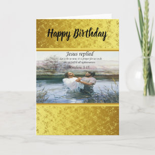 Cartão Jesus Cristo Batismo imagem dois