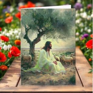 Cartão Jesus Cristo Páscoa Religioso Cristão