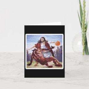 Cartão Jesus Cruzando Satã Bysketbyll