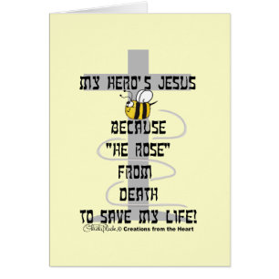 Cartão Jesus de Herói