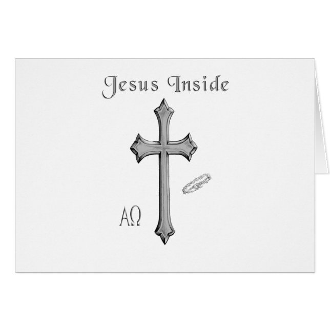 Cartão Jesus Dentro (Frente Horizontal)
