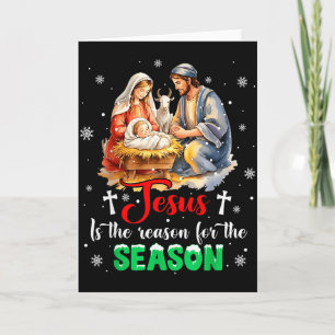 Cartão Jesus É A Razão Da Temporada De Natal
