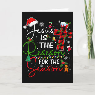 Cartão Jesus É A Razão Da Temporada De Natal 
