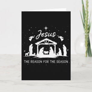 Cartão Jesus É A Razão Para A Temporada De Natal Xmas