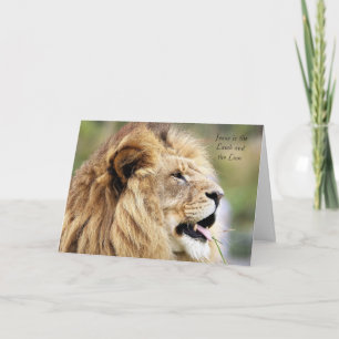 Cartão Jesus é (Aniversário do Pastor