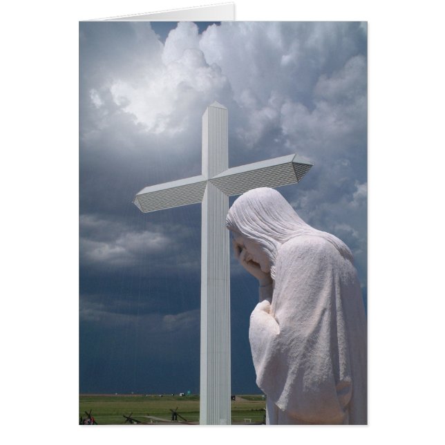 Cartão Jesus e Cruz (Frente)