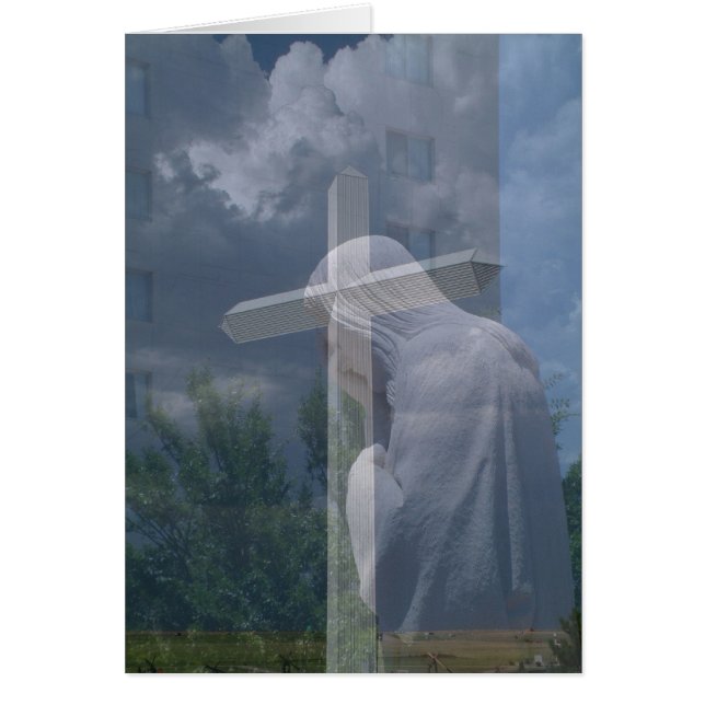 Cartão Jesus e Cruz (Frente)